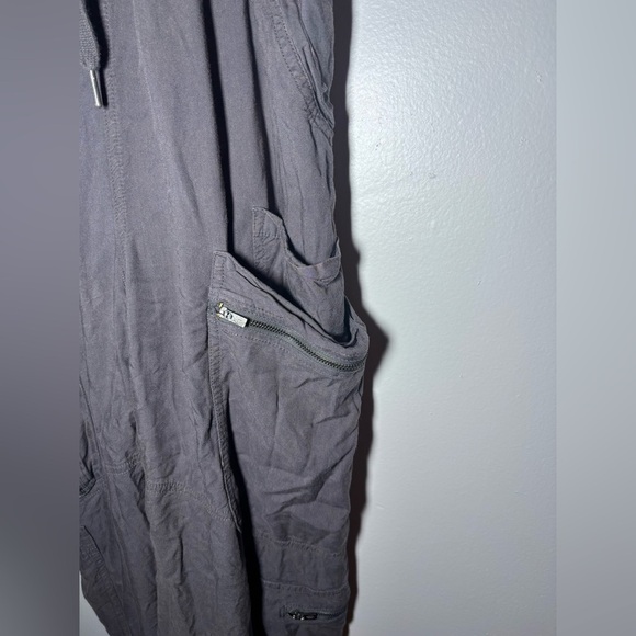 Free People Southern Lights Wide Leg Cargo Overalls Jumpsuit Slouchy Size S - Picture 4 of 9